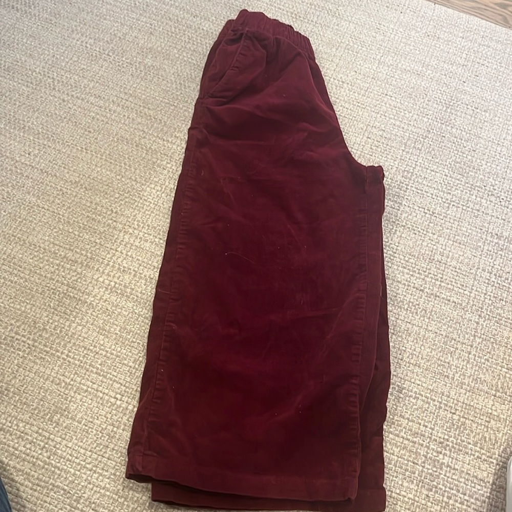 Tea corduroy capri pants